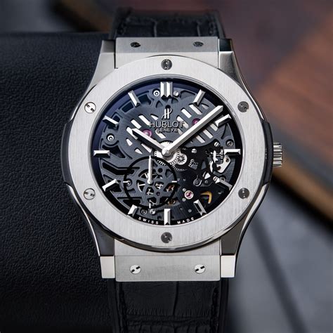 hublot skeleton ultra thin|Hublot Classic Fusion Collection .